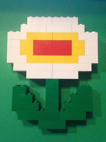 Lego, fire flower, Mario