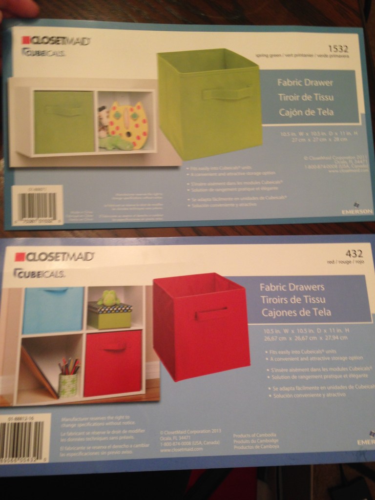 storage box, fabric drawer