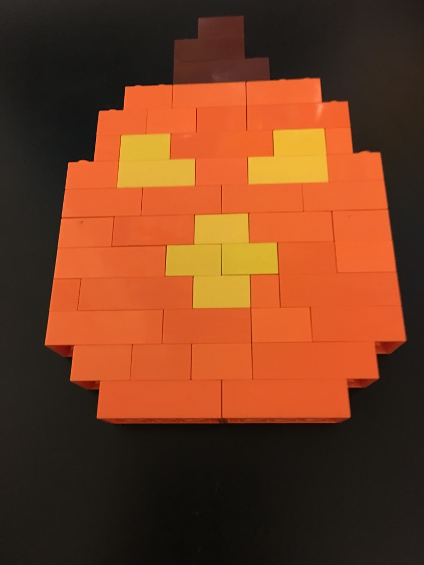 Lego bricks, Pumpkin, Halloween