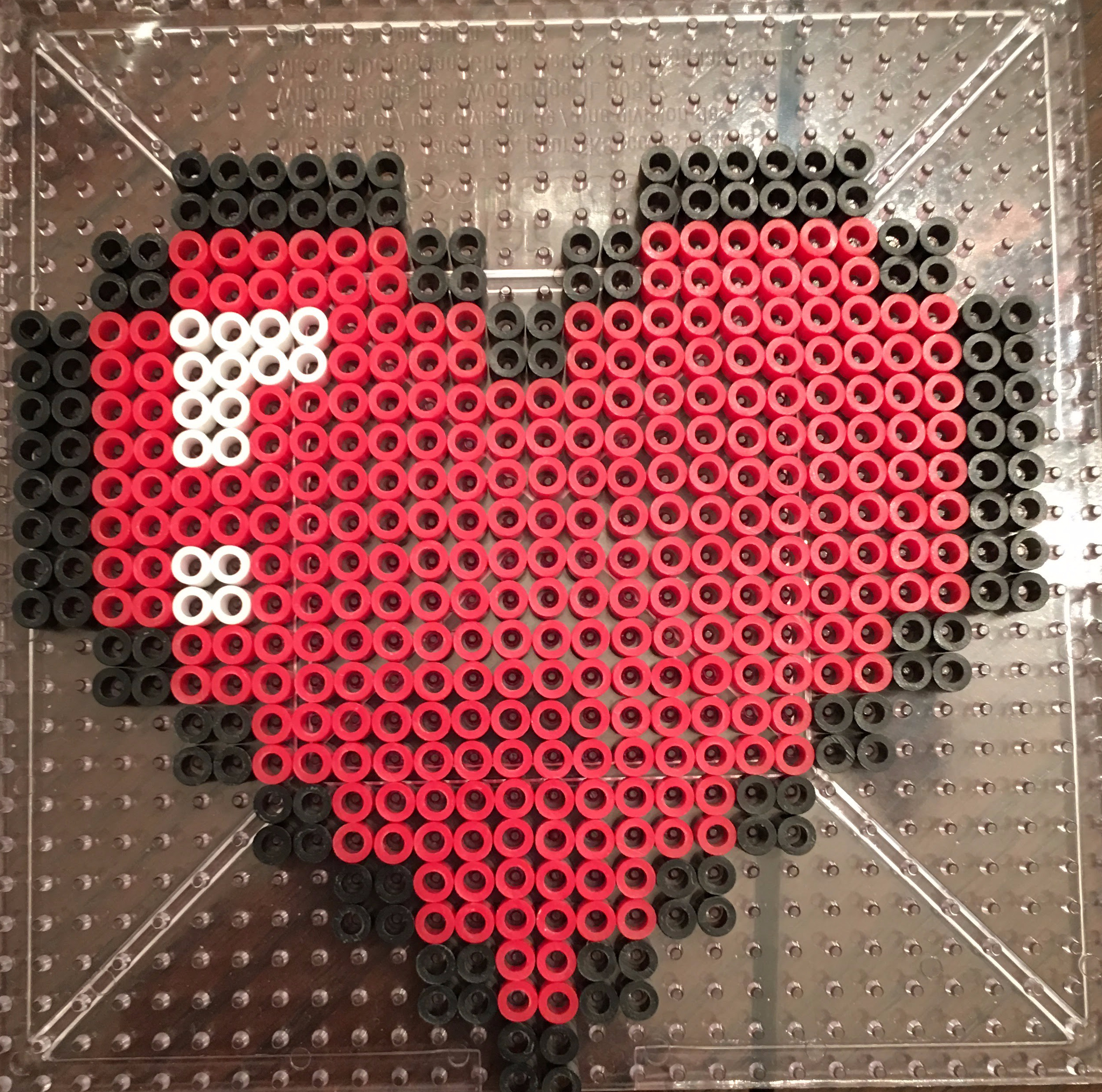 Legend of Zelda- Life Heart Perler Bead Pattern