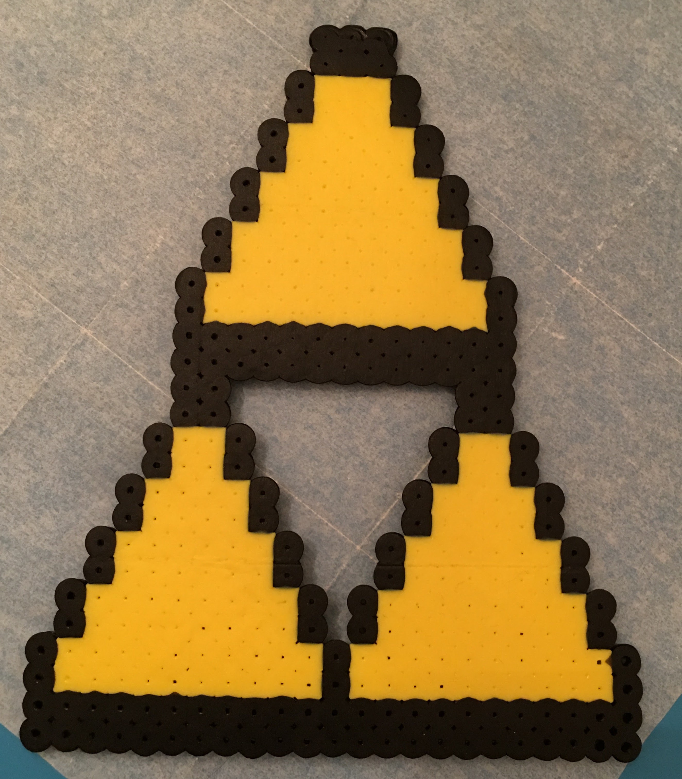 Triforce Perler Bead Pattern