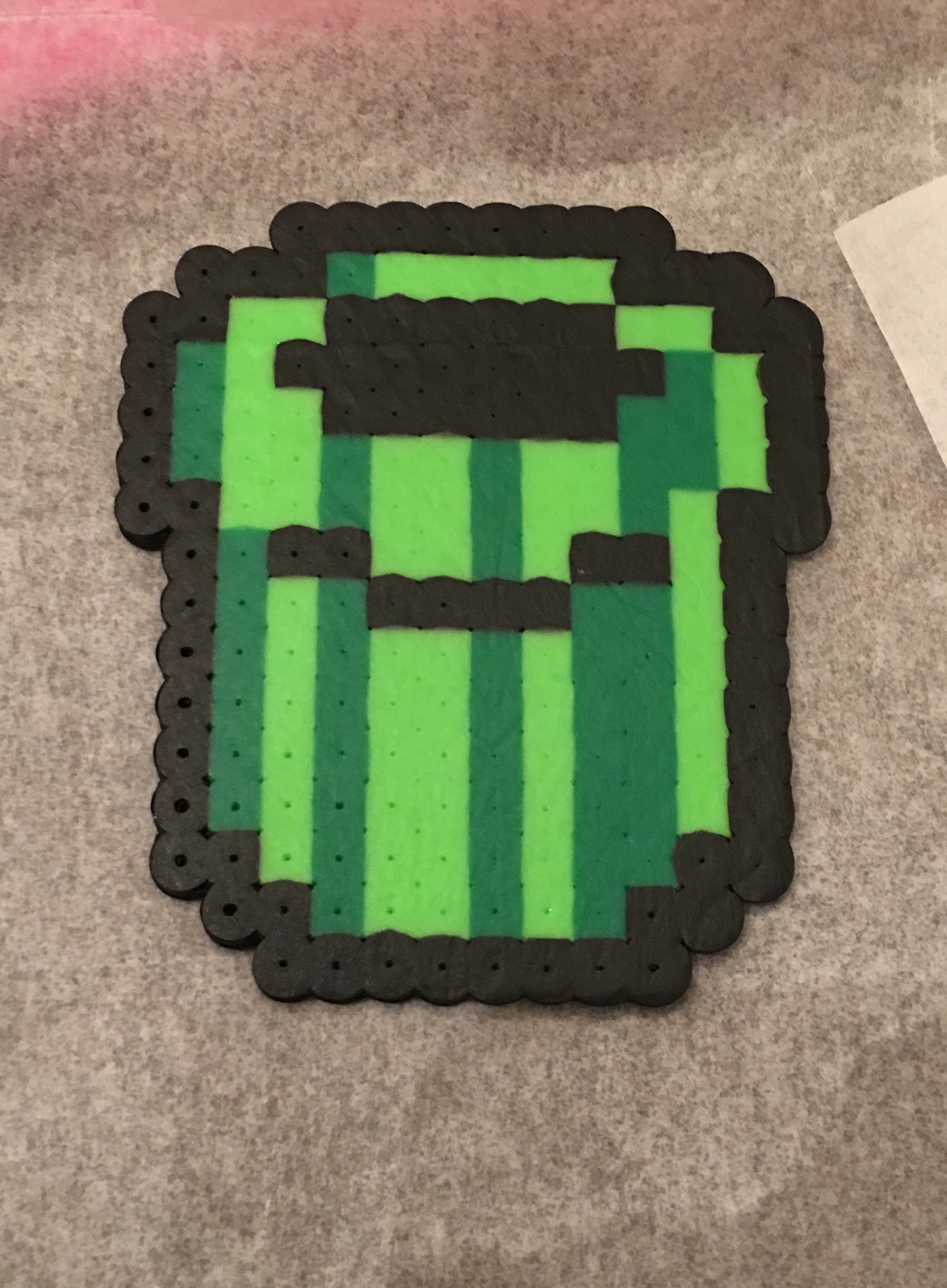 Super Mario Pipe- Perler Beads Hama