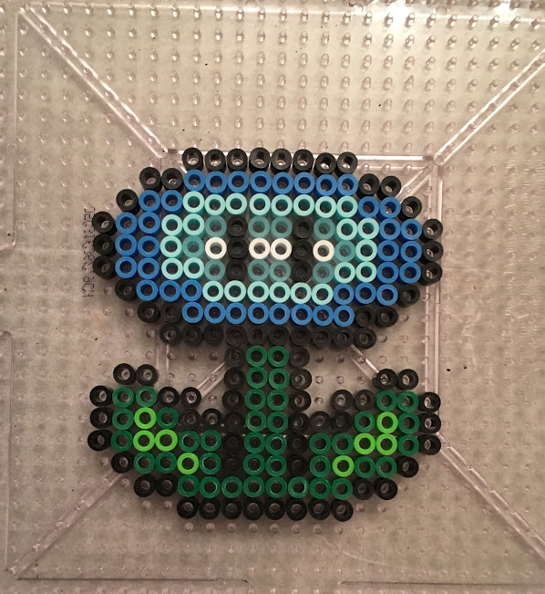 Super Mario Ice Flower Perler Hama Bead Pattern