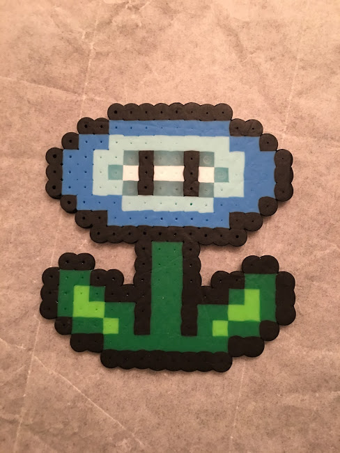 Super Mario Ice Flower Perler Hama Bead Pattern