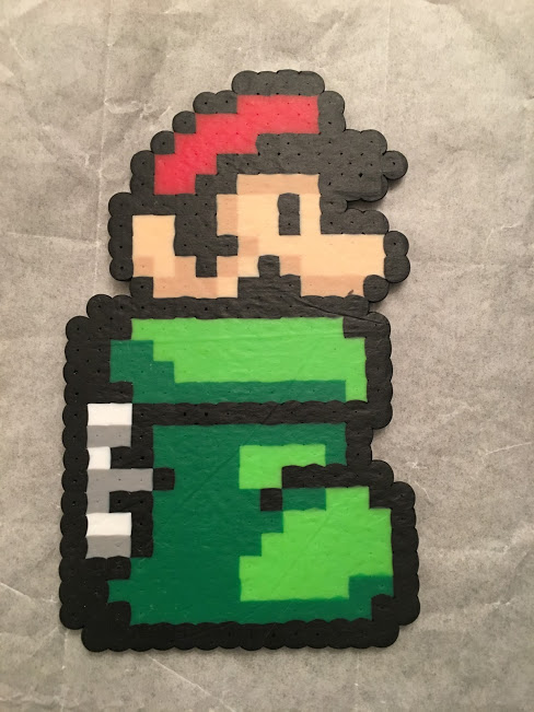 Super Mario in the Boot Perler Hama Pattern