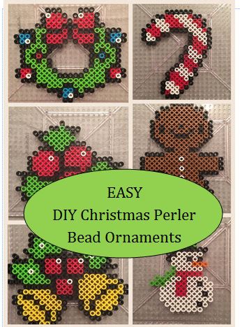 Christmas Ornament Perler Bead Patterns DIY